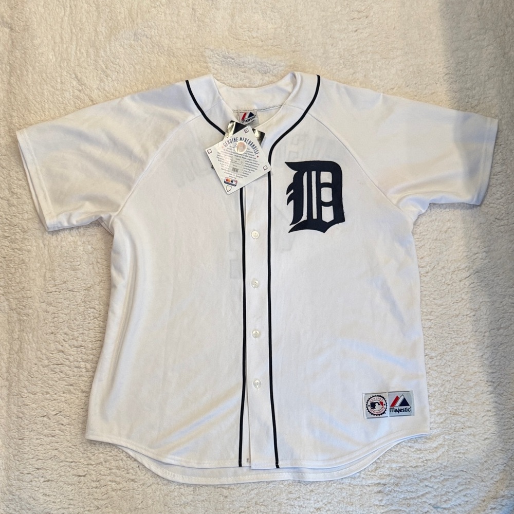 Men’s Majestic Genuine Merchandise Detroit Tigers Higginson Jersey